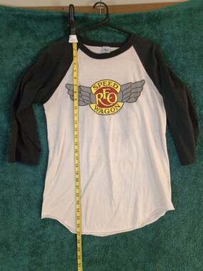 Vintage 1981 REO Speedwagon Concert Tour Raglan Baseball Shirt Size Large